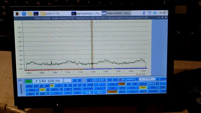 HiQSDR-mini - Quisk-4.1.52 - Raspberry Pi 4 смотреть онлайн