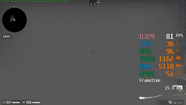 ??GeForce GTX 1650 SUPER + Intel Core i5 3470 - Counter Strike Global Offensive uLLeticaL Benchmark смотреть онлайн