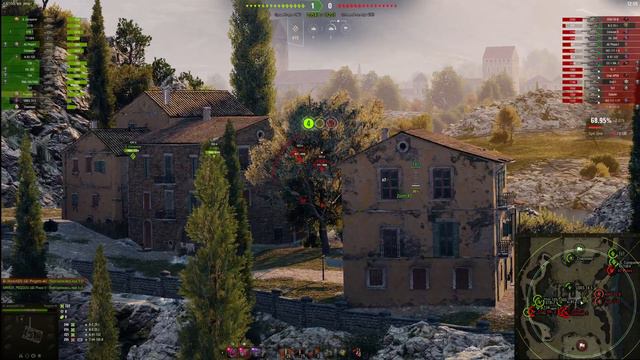 Хорошо известная позиция на карте "Монастырь" бой на Progetto 46 смотреть онлайн