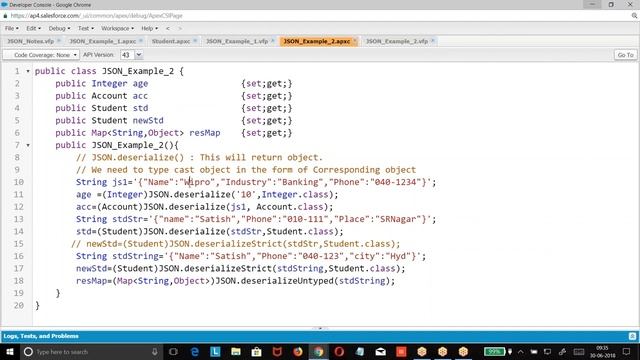 2 JSON -2 || Salesforce || Salesforce Online Training смотреть онлайн