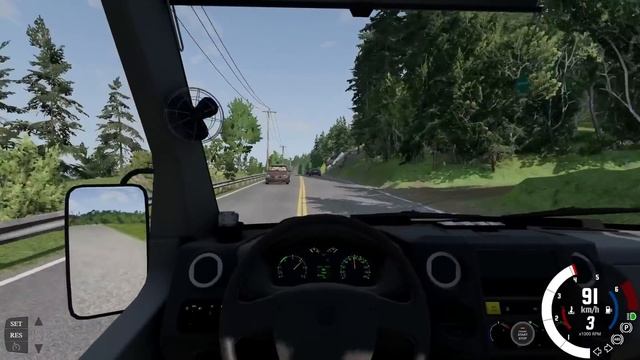 ДИЗЕЛЬНАЯ ГОНКА! Маршрутка ШАШКУЮТ! - BeamNg Drive смотреть онлайн