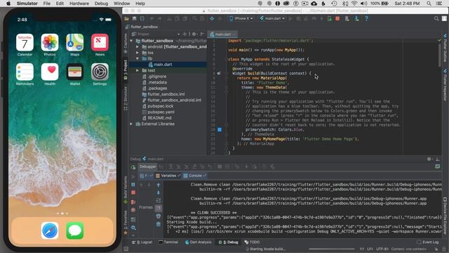Flutter - Creating a Project in Android Studio смотреть онлайн