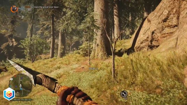 Far Cry Primal - Great Scar Bear Beast Master Hunt Walkthrough (Gameplay Let's Play) смотреть онлайн