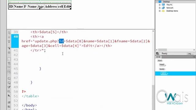 Update / Edit in PHP MySQL Urdu | Crud in PHP Urdu / Hindi смотреть онлайн