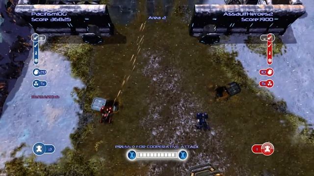 [Xbox 360] Assault Heroes 2 | Achievement "Wonder twins" unlocked by local co-op (solo play) смотреть онлайн