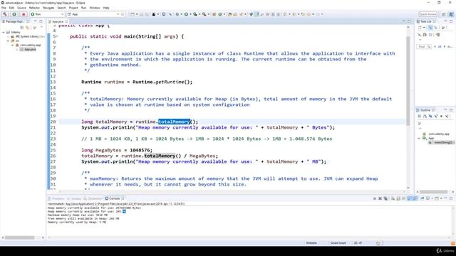 13# Heap memory example | Java Programming: Step by Step from A to Z смотреть онлайн