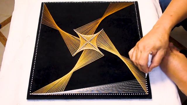 String Art,How To Make beautiful String Art for your room decor/diy смотреть онлайн