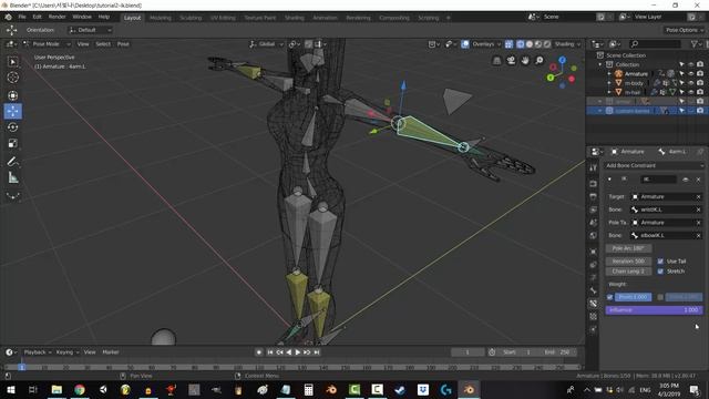 Blender 2.8 Inverse Drivers (Mixing Motion Capture & Manual Animation) смотреть онлайн