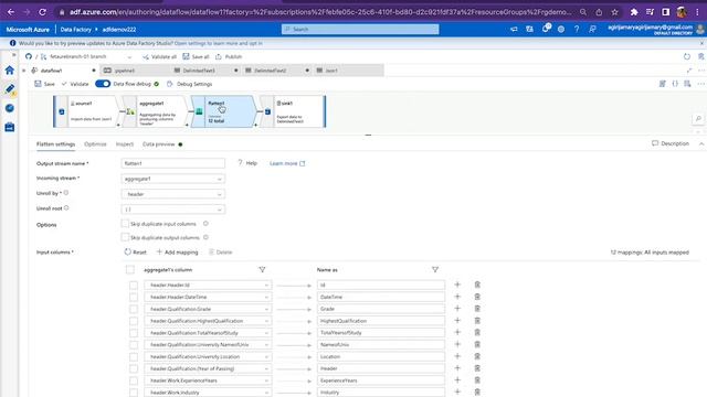Azure Data Factory - Parse Complex Json in Data Flow activity смотреть онлайн