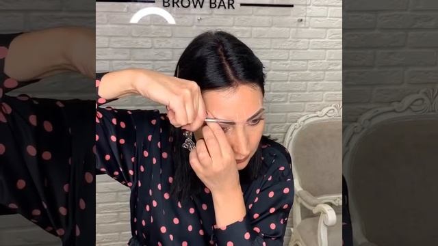 Как сделать брови дома !!!Часть 3 !!! смотреть онлайн