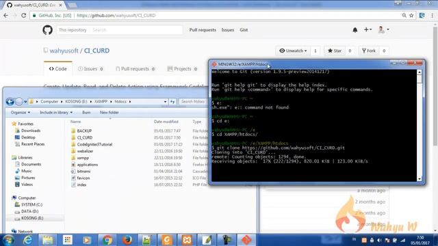 CodeIgniter Tutorial : How to Download Source Code From Git Repository смотреть онлайн