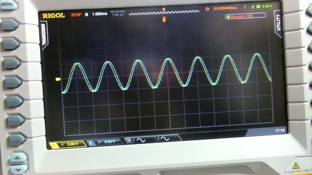 Rigol DS2102 Waveform Playback смотреть онлайн