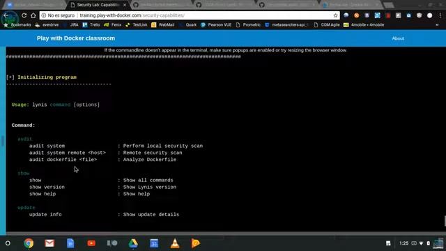 Auditing docker host with docker bench security and lynis смотреть онлайн