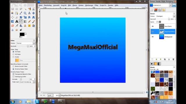 Gimp 2.6 Glasschrift erstellen(GERMAN)(HD) смотреть онлайн
