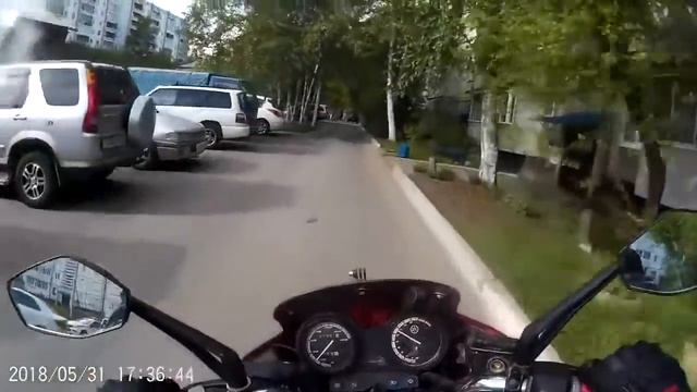 Погоня ДПС ГИБДД за мотоциклистом! смотреть онлайн