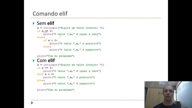 [Python] Aula 12 – Comando elif смотреть онлайн