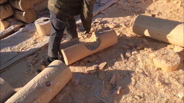 Рубка Дома из Бревна на площадке заказчика, Архангельские мастера смотреть онлайн