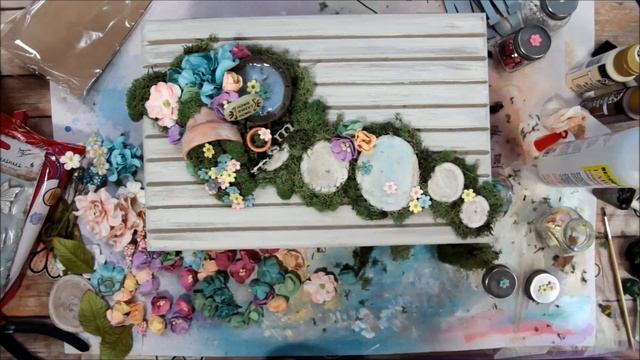 Whimsical Mixed Media Keepsake box смотреть онлайн