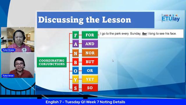 English 7 - Tuesday Q1 Week 7 Using phrases, clauses and sentences смотреть онлайн