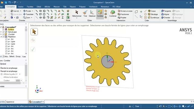 How to make helical gears in spaceclaim смотреть онлайн