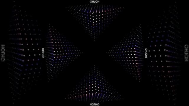 HOLOGRAM - HOLHO Collection: New Best Particles Video Selection For 4 Faces Pyramid!!