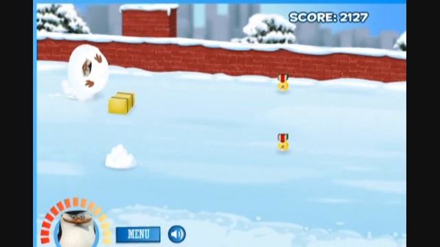 Penguins of Madagascar Games - Arctic Boot Camp Blitz! смотреть онлайн