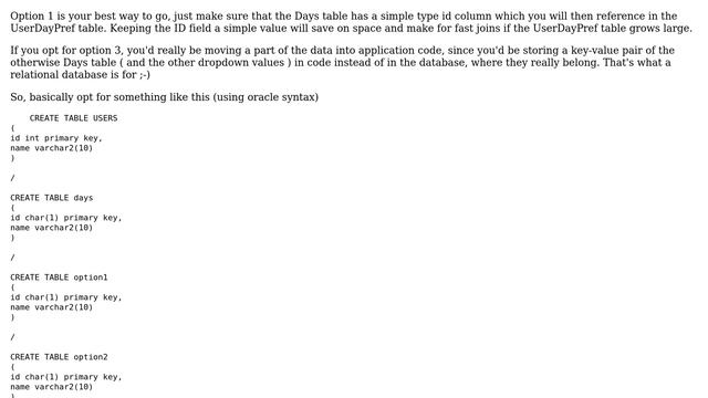 Databases: Usage of foreign key when the referenced table data will not change (2 Solutions!!) смотреть онлайн