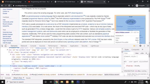PHP Web Scraping with Simple HTML DOM Parser смотреть онлайн