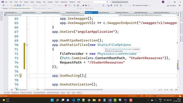Fix: Failed To Load Resources The Server Responded With A Filename Status Of 404 |  Web API ASPNET