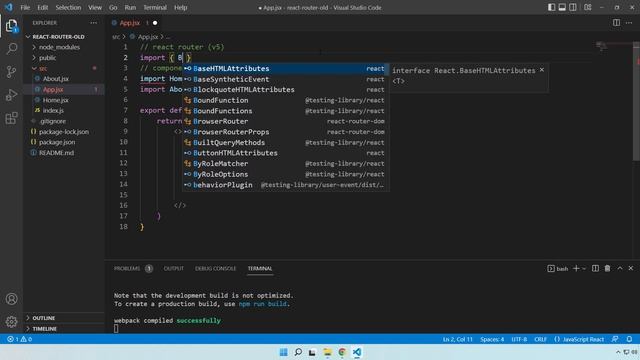 REACT ROUTER #014 V5 ESTRUTURA FUNDAMENTAL смотреть онлайн