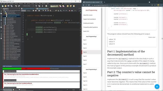 17. Java Helsinki Uni MOOC programming 1 part 4! Introduction to OOP Part 3 of 4 смотреть онлайн