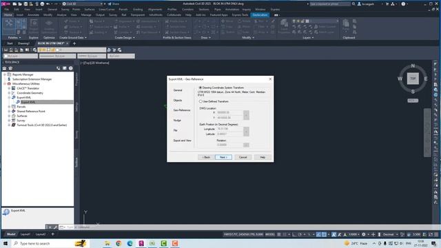 How to export Dwg to Kml file in Auto cad civil 3d смотреть онлайн