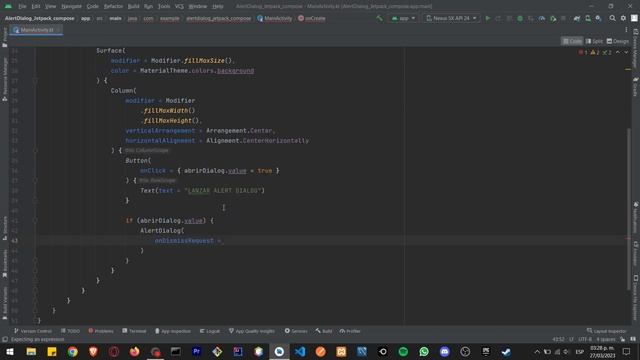 AlertDialog en Jetpack Compose смотреть онлайн