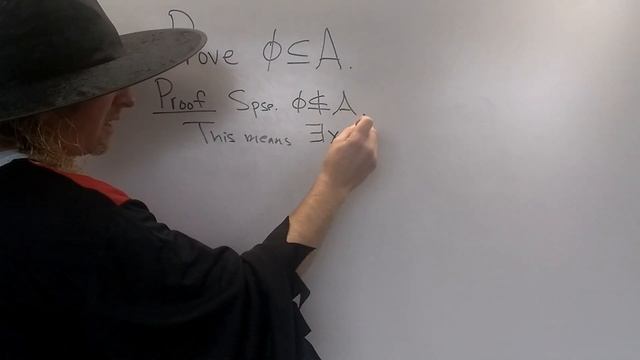 The Empty Set is a Subset of Every Set Proof смотреть онлайн