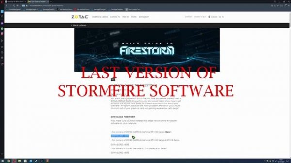 HOW TO FIX FIRESTORM ZOTAC RGB IN 3080 GRAPHIC CARDS ✅