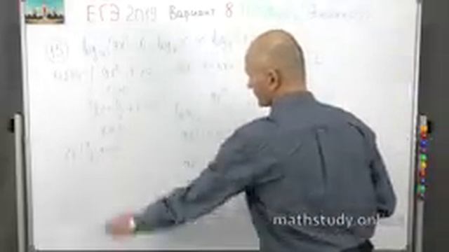 Решаем ЕГЭ 2019 Ященко Математика профильный Вариант 8 смотреть онлайн