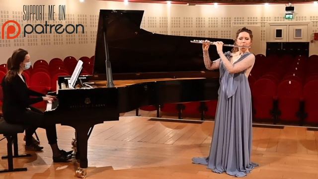 Henri Dutilleux - Sonatine for Flute and Piano played by Hedvika Švendová and Manon Debat смотреть онлайн