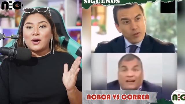 Daniel Noboa vs Rafael Correa 😱 Because he's nice смотреть онлайн