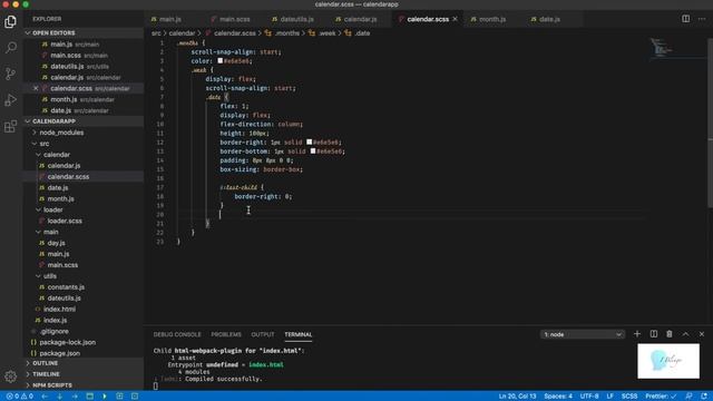 Create a Mac Calendar App #2: Adding Grid Styles and Highlighting Months смотреть онлайн