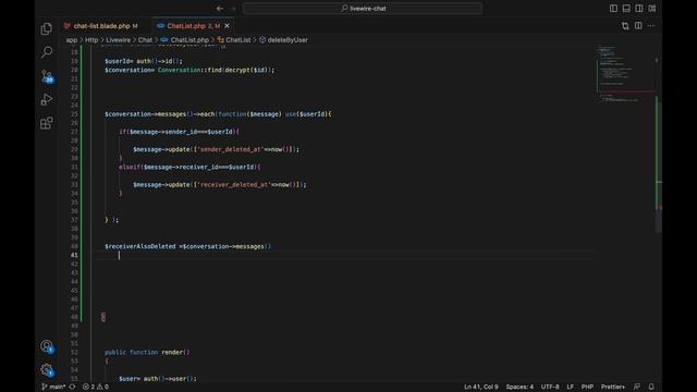 #46 Deleting Conversation смотреть онлайн