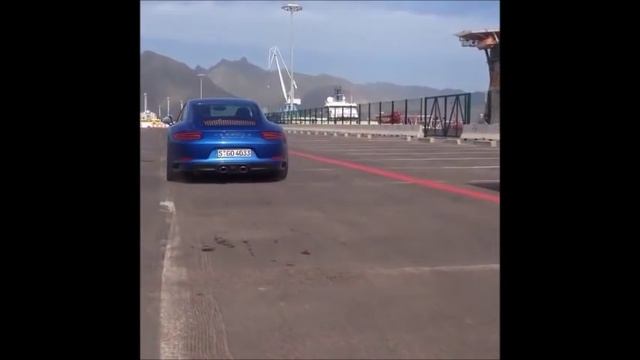 2016 Porsche 991 Carrera launch control and turbo spool sound смотреть онлайн