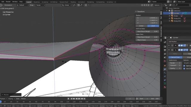 3d modeling F-16 in Blender 2.93 - Blender Plane Modeling смотреть онлайн