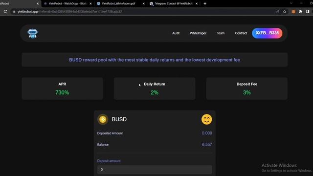 YIELD ROBOT ? AI TRADING BOT 2% DAILY ? FREE $12 BONUS! смотреть онлайн