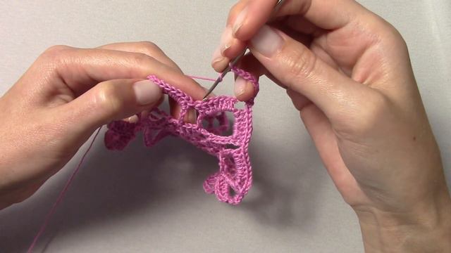 Сиреневая салфетка крючком смотреть онлайн