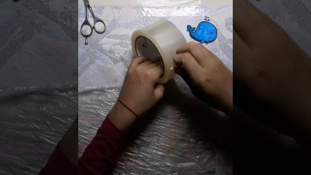Как сделать наклейки из целлофанового пакета. В домашних условиях. смотреть онлайн