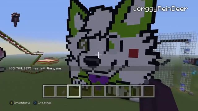 Furry Pixel Art In Minecraft смотреть онлайн