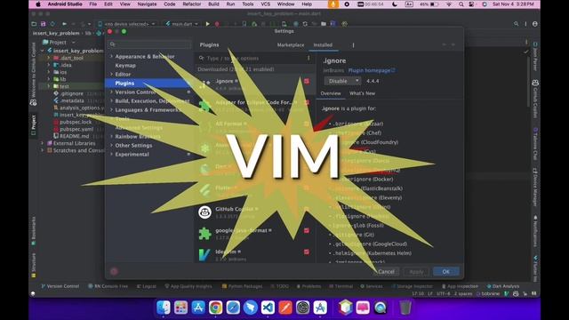 Insert key problem? Can't Delete? Big white blinking text solve || VS Code || Android Studio - GMP смотреть онлайн