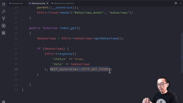 REST API #7 MEMBUAT REST SERVER (menggunakan CodeIgniter) смотреть онлайн