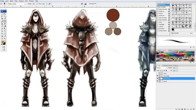 Tutorial - Character Design - Concept Art смотреть онлайн
