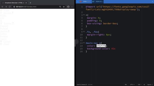 ?Learn How To Make Drop Down Menu Using HTML And CSS смотреть онлайн